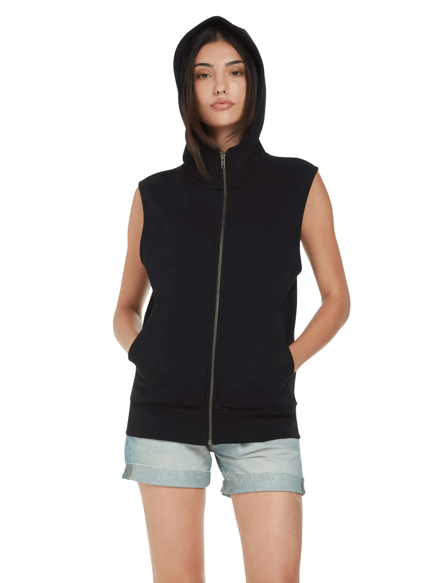 EP309 - Sleeveless Full Zip Hoodie