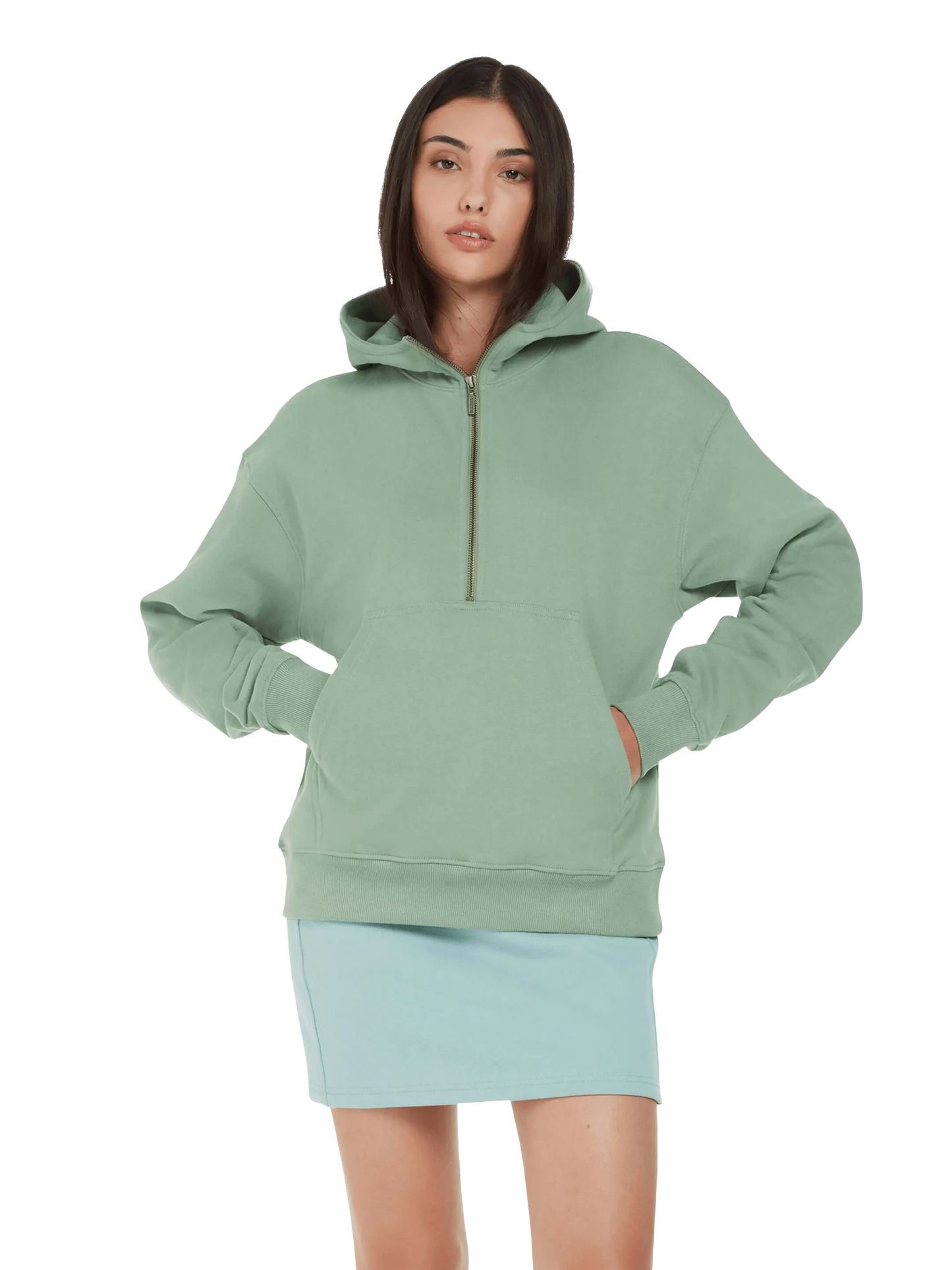 EP314 - Earth Positive® Women's Half Zip Hoodie