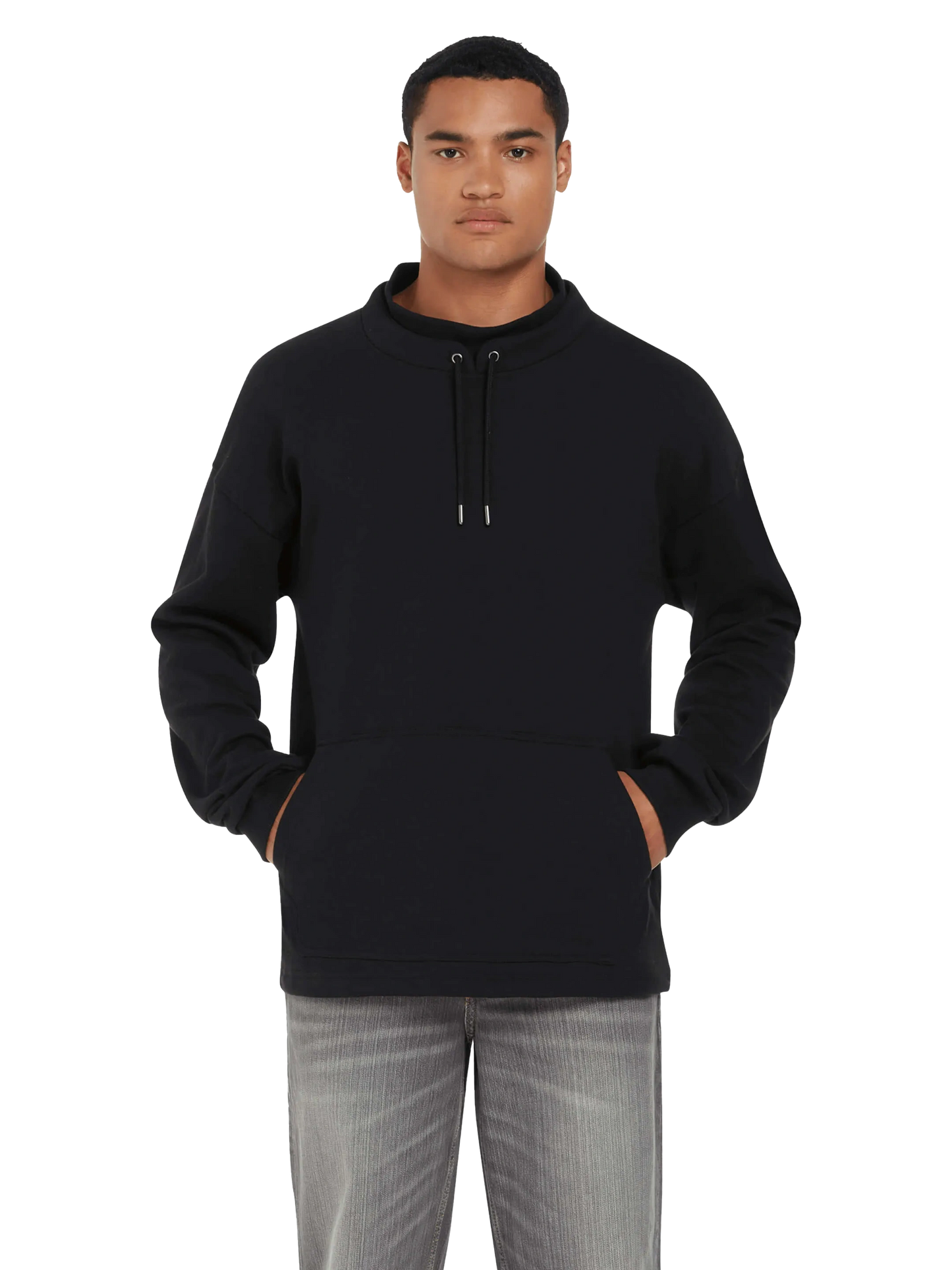 EP305 - Earth Positive® Mock Neck Sweatshirt