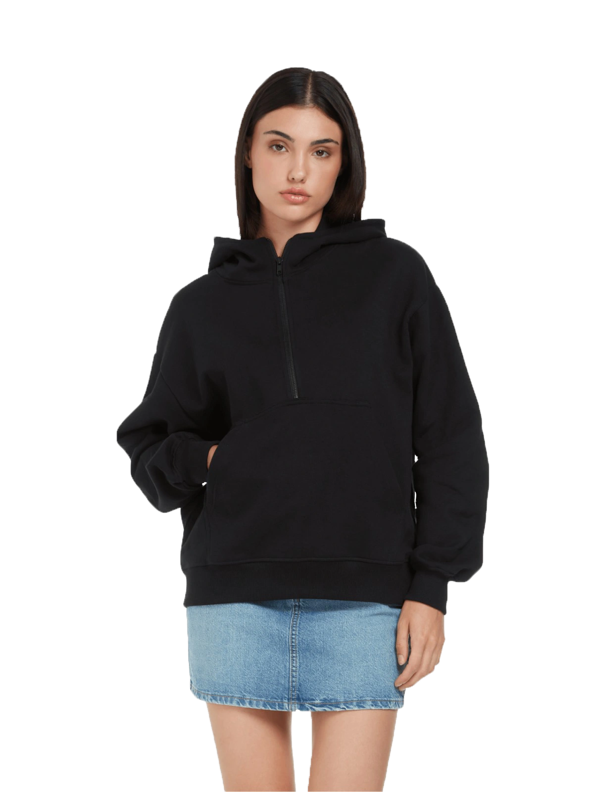 EP314 - Earth Positive® Women's Half Zip Hoodie