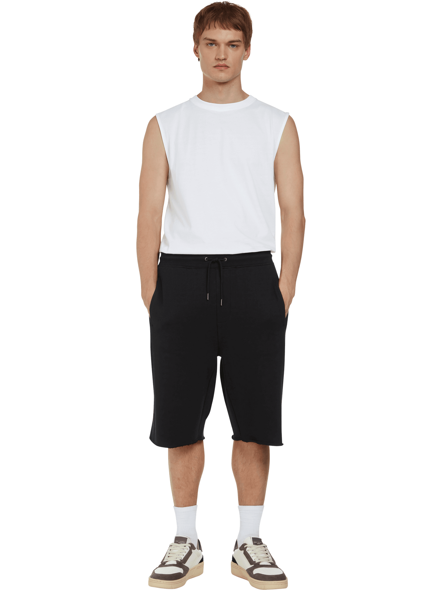 EP344 - Raw Hem Sweat Shorts