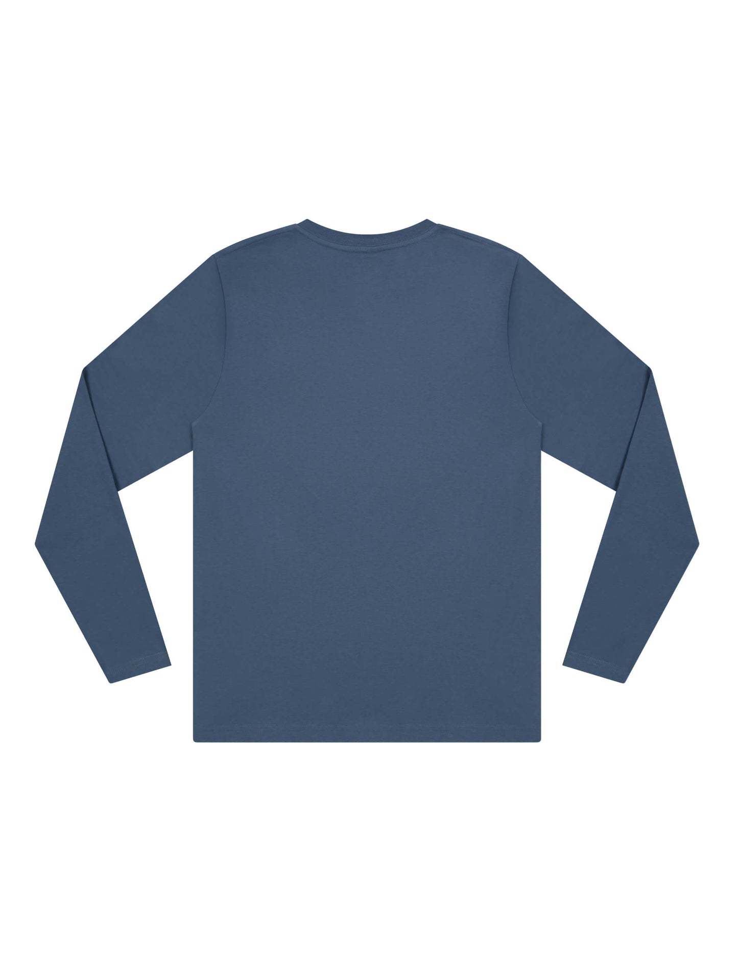 Earth Positive® Long Sleeve T-shirt - Faded Denim - XL
