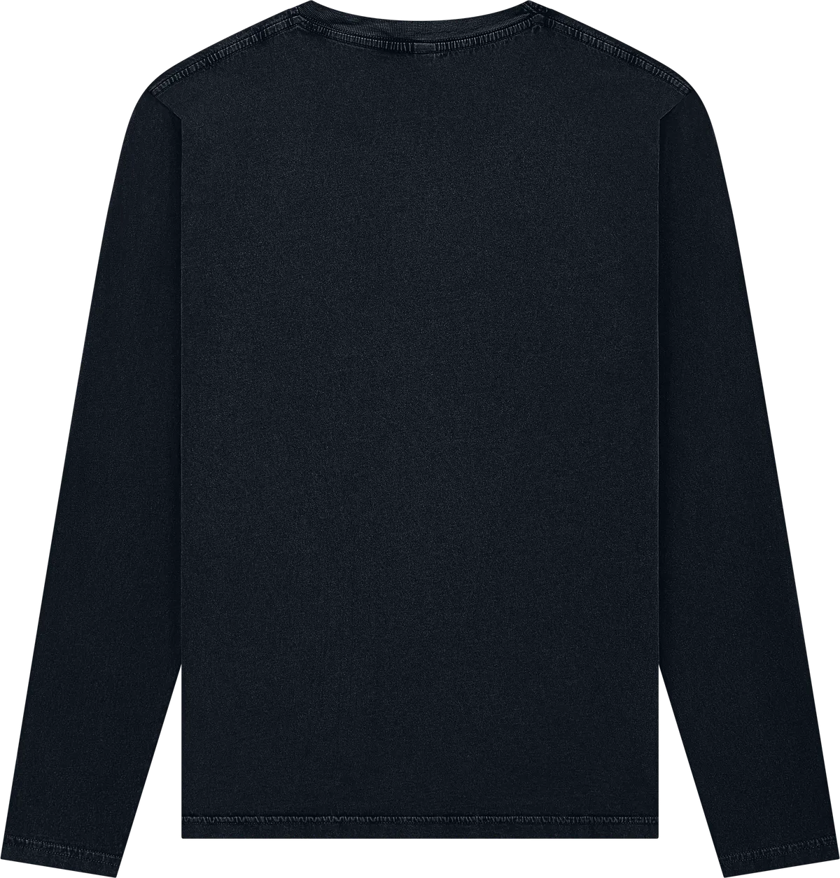 EP01L-SBL4 - Long Sleeve T-shirt - Stone Washed Black