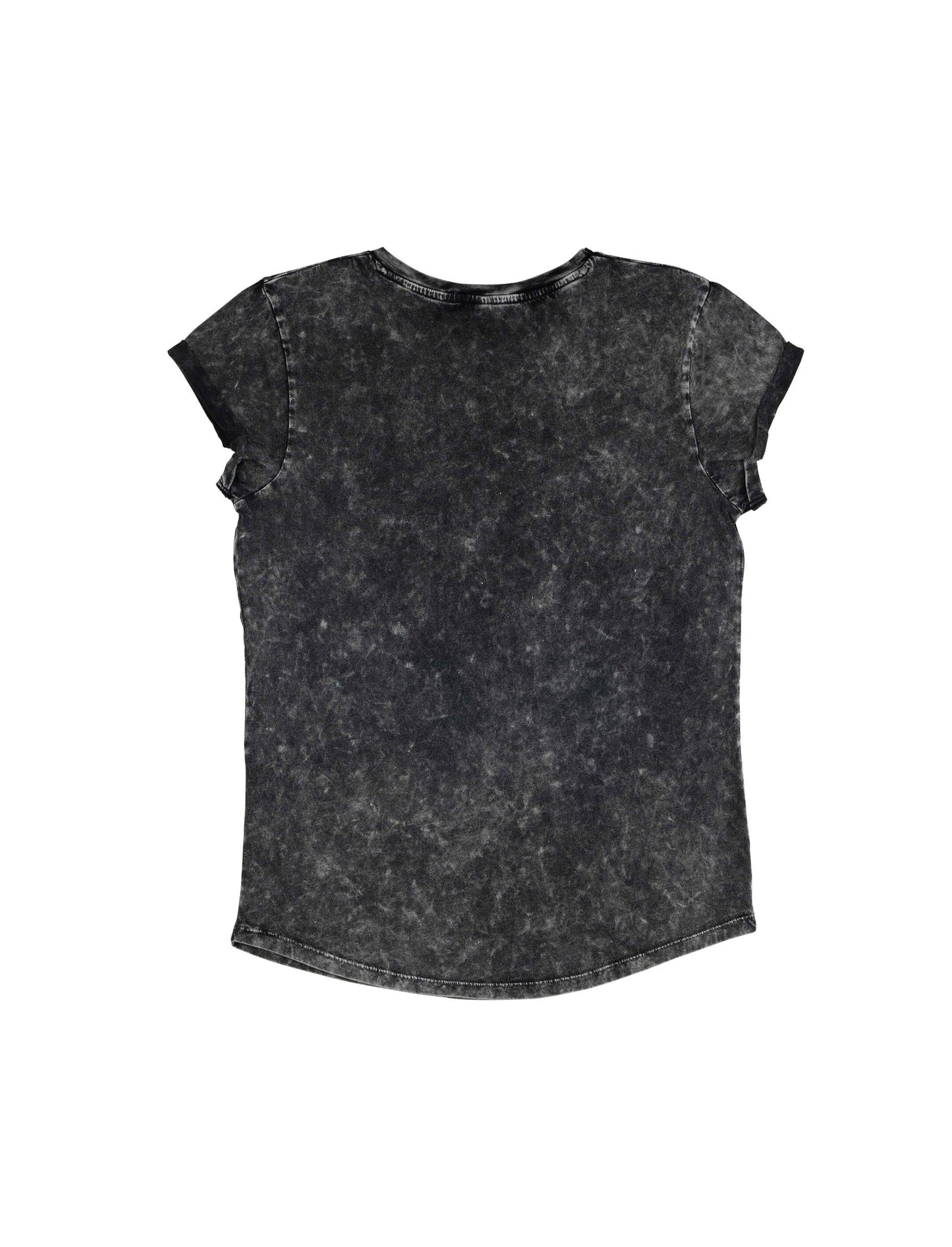 Earth Positive® Women's Rolled Sleeve T-shirt - Acid Black - S