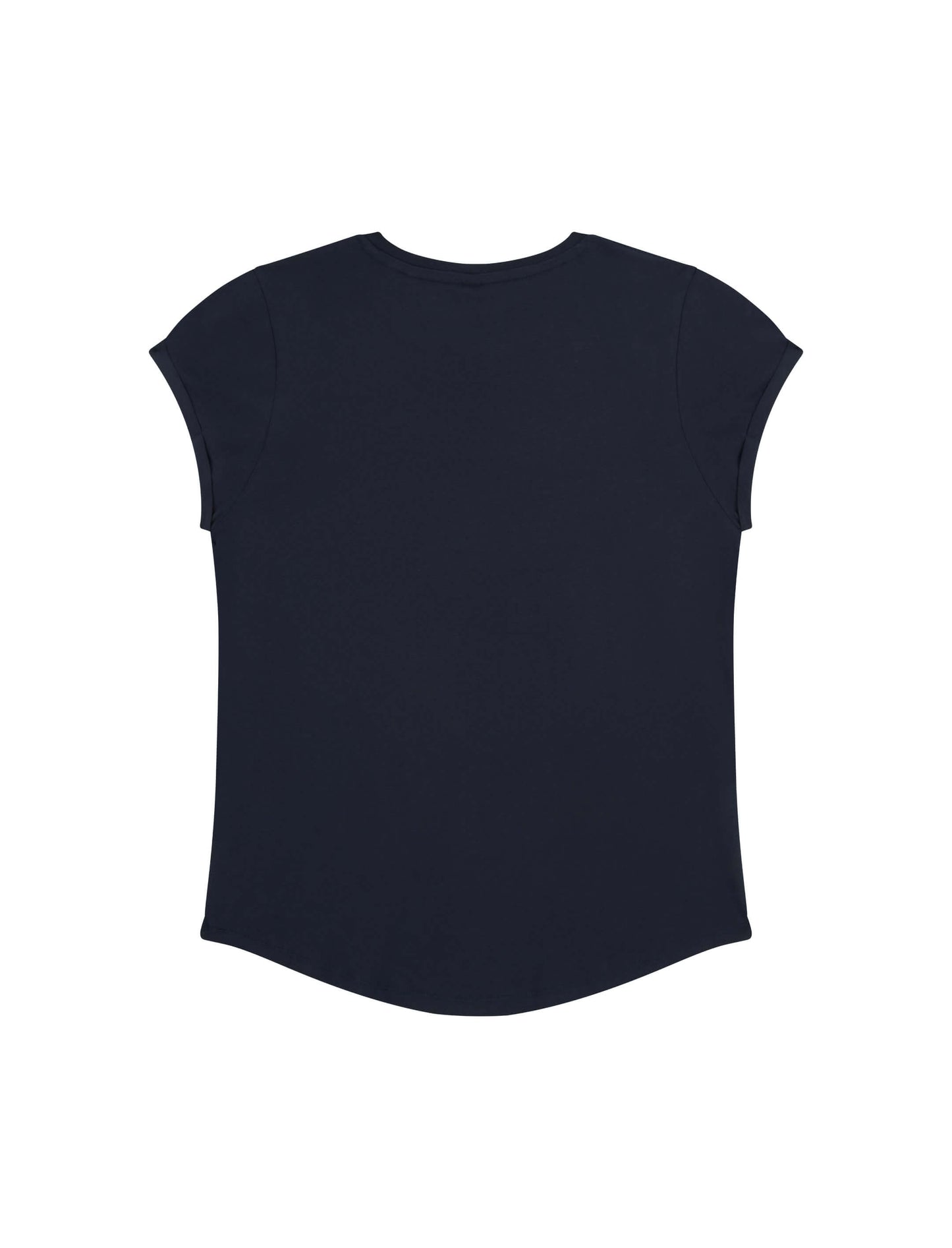 Earth Positive® Women's Rolled Sleeve T-shirt - French Navy - M
