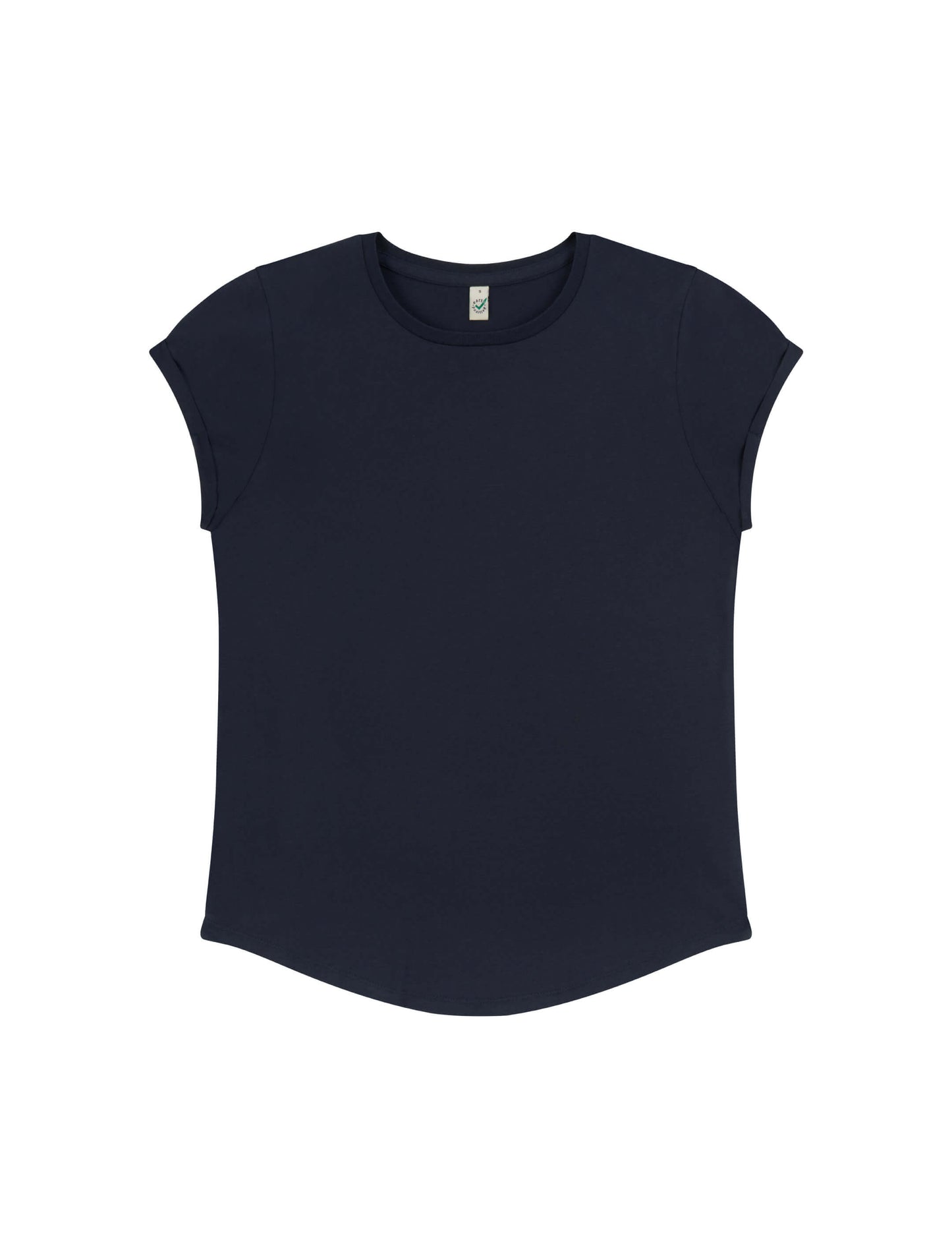 Earth Positive® Women's Rolled Sleeve T-shirt - French Navy - M