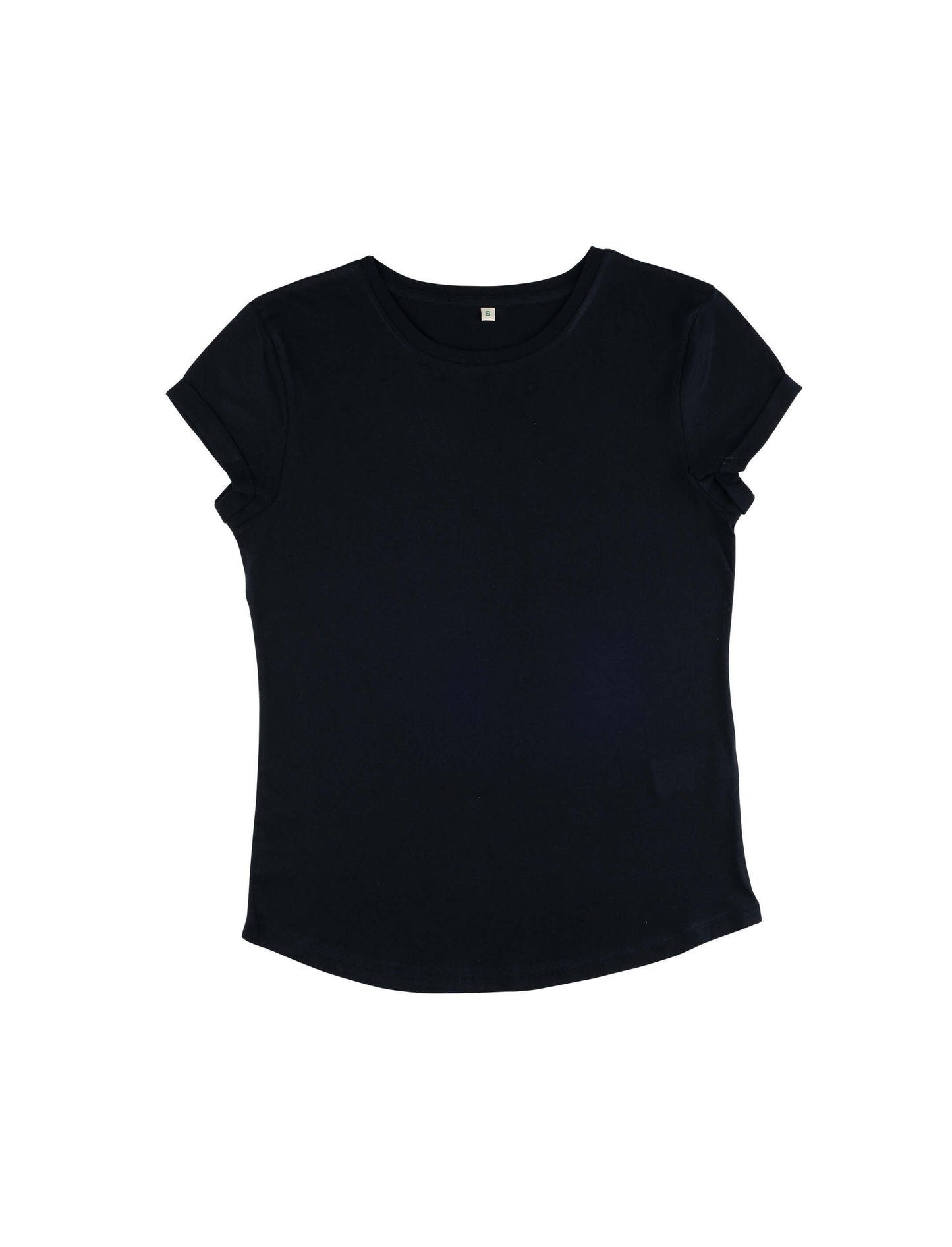 Earth Positive® Women's Rolled Sleeve T-shirt - Dark Navy - L
