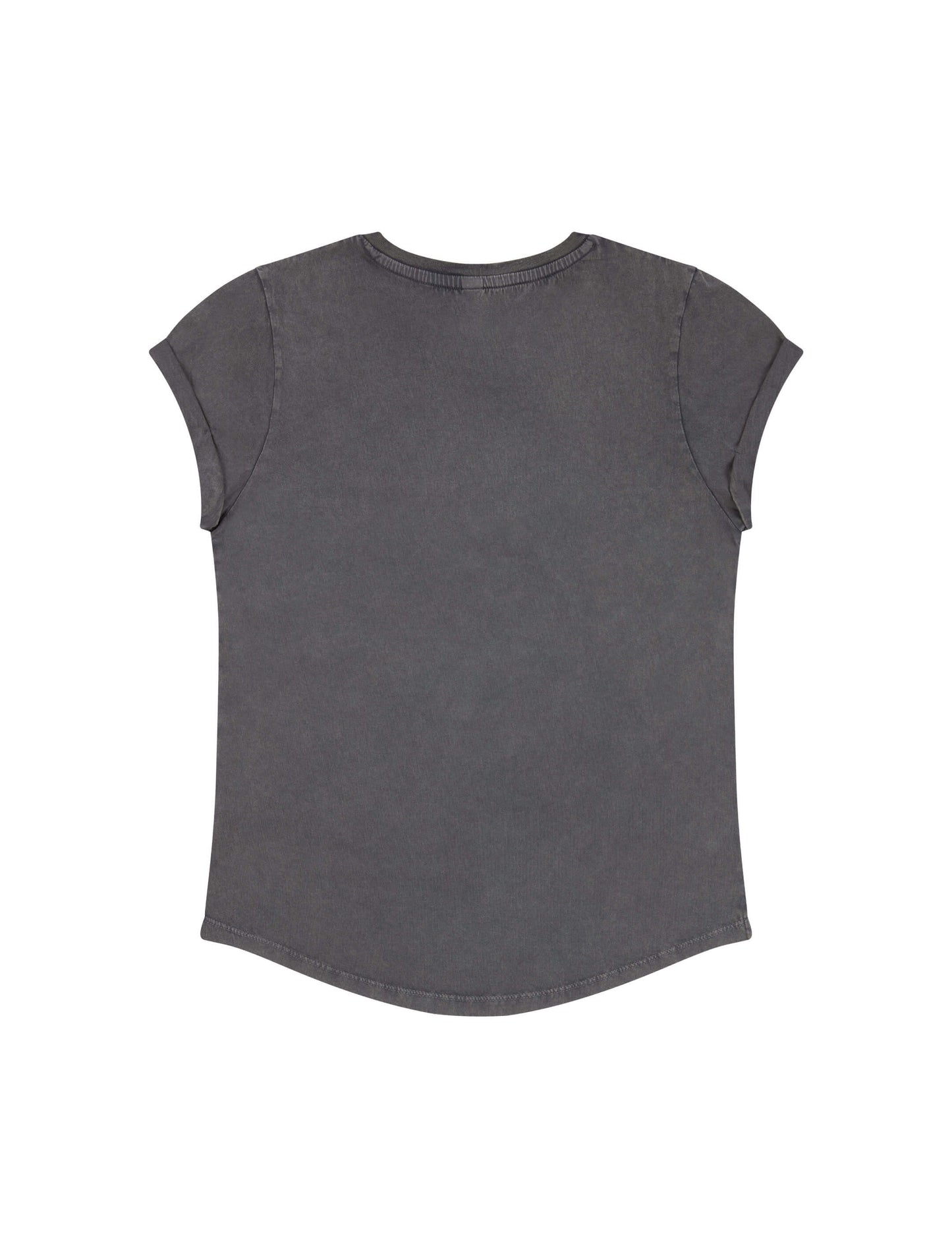 Earth Positive® Women's Rolled Sleeve T-shirt - Stone Washed Grey - S