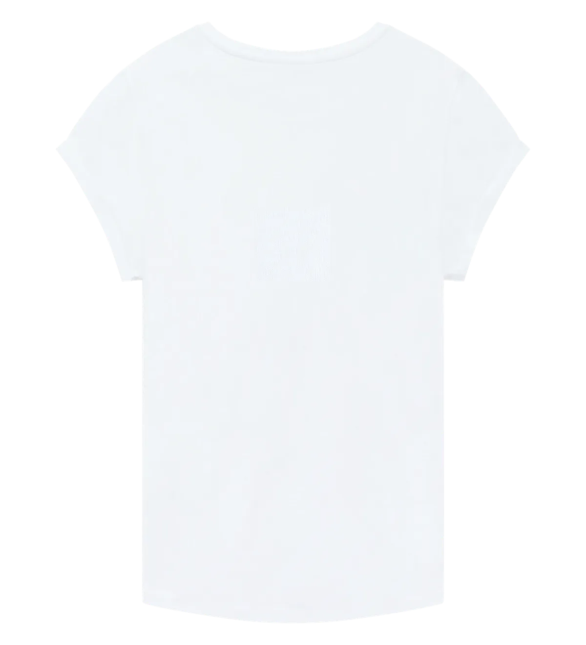 EP16-WH4 - Women's Rolled Sleeve T-shirt - White