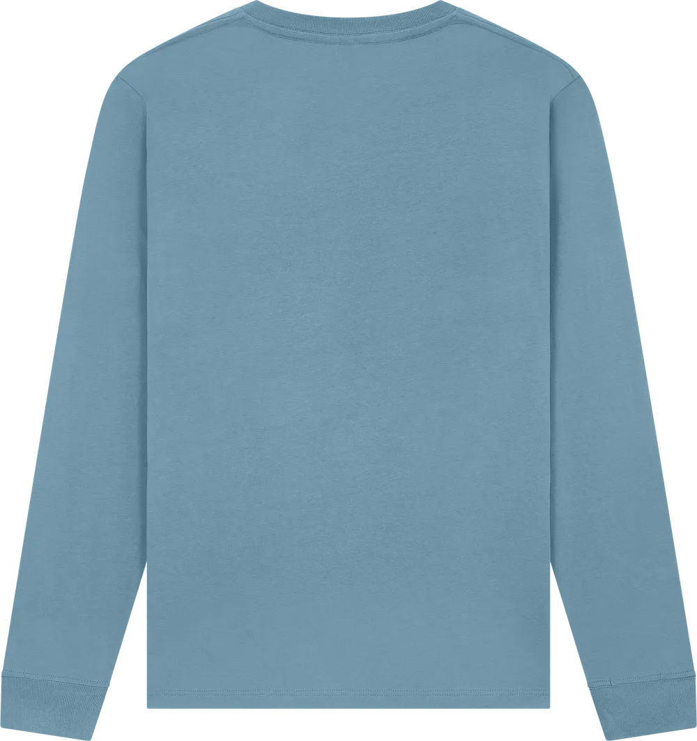 EP185L-BD1 - Premium Long Sleeve T-shirt - Blue Dusk
