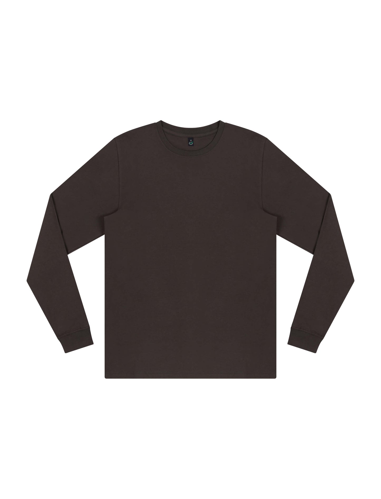 Earth Positive® Premium Long Sleeve T-shirt - Faded Olive Black - L