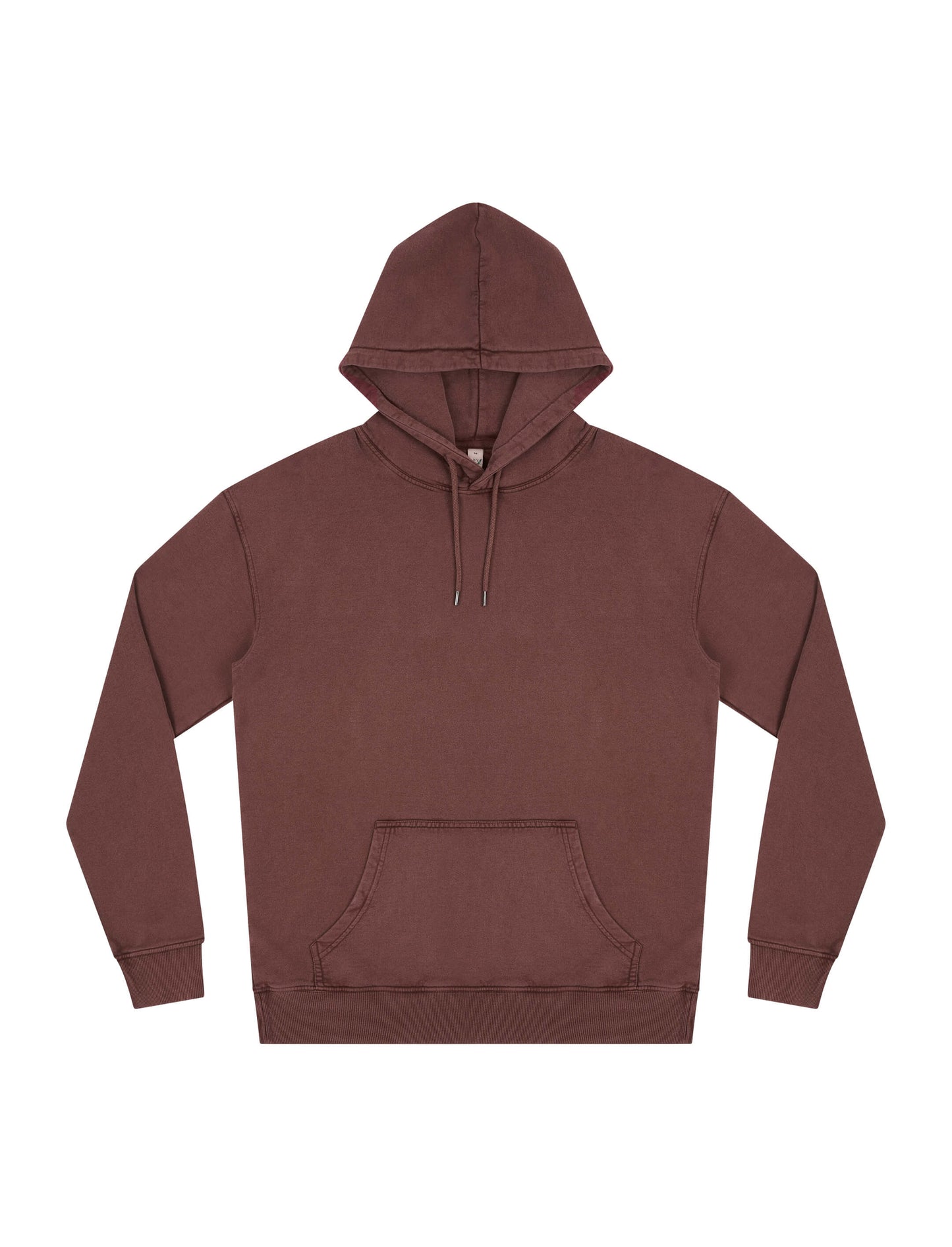 Earth Positive® Pullover Hoodie - Stone Washed Burgundy - L