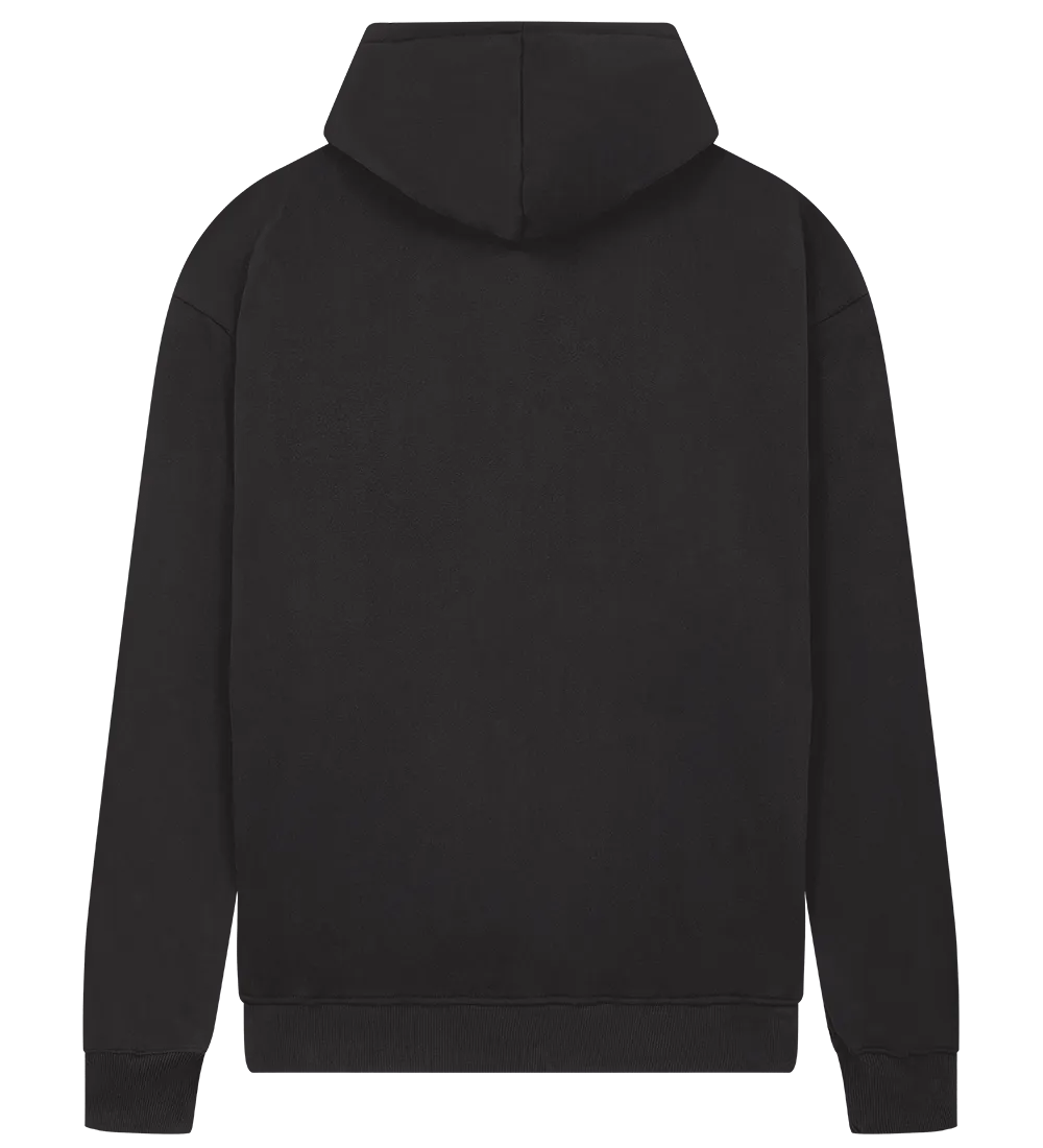 EP304-SUBL1 - Half Zip Hoodie - Sueded Black