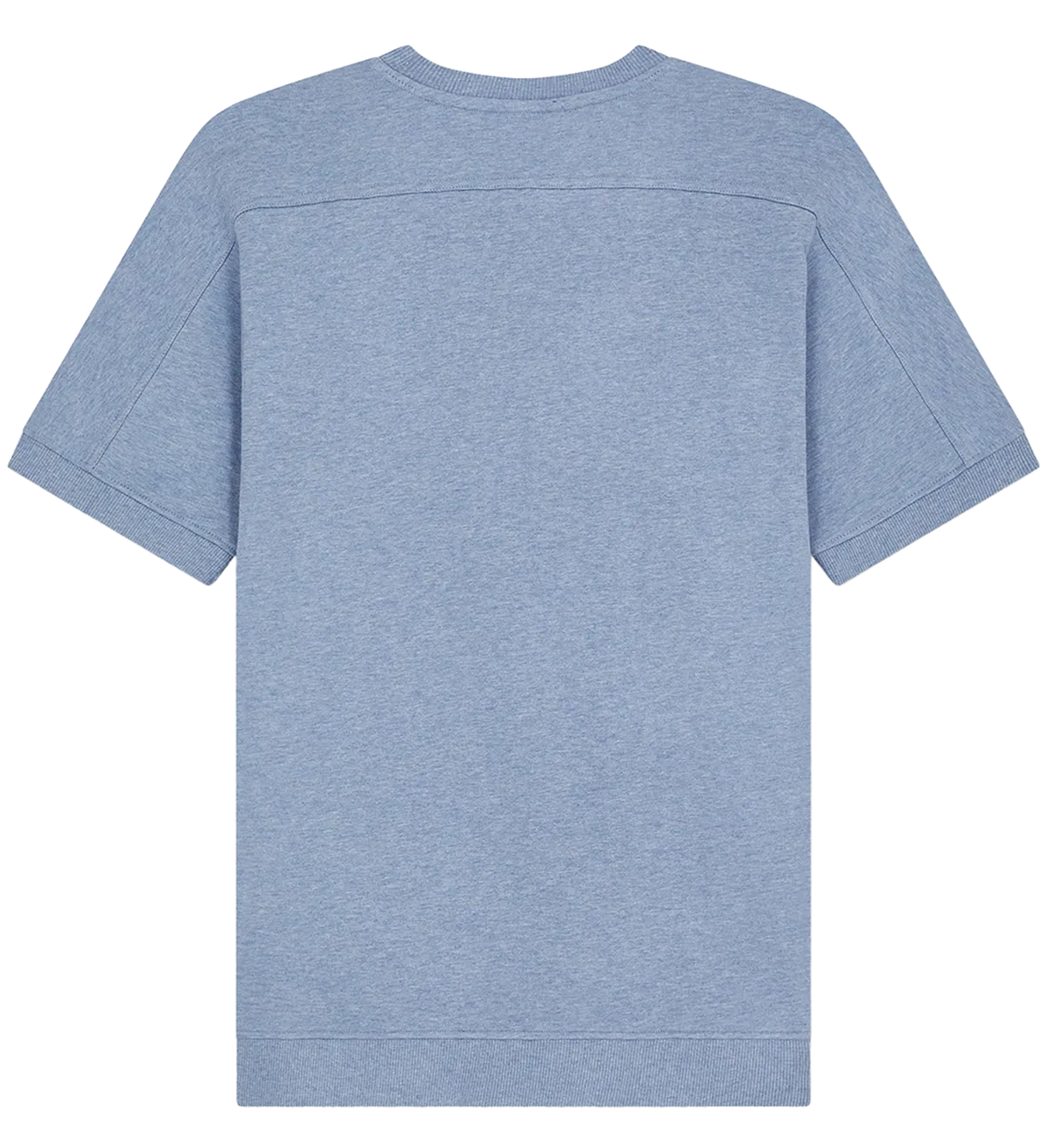EP312-LBHE3 - Short Sleeve Sweatshirt - Light Blue Heather