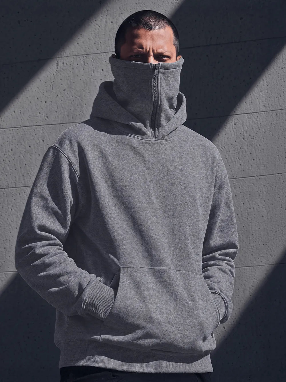 EP313 - Super High Neck Hoodie