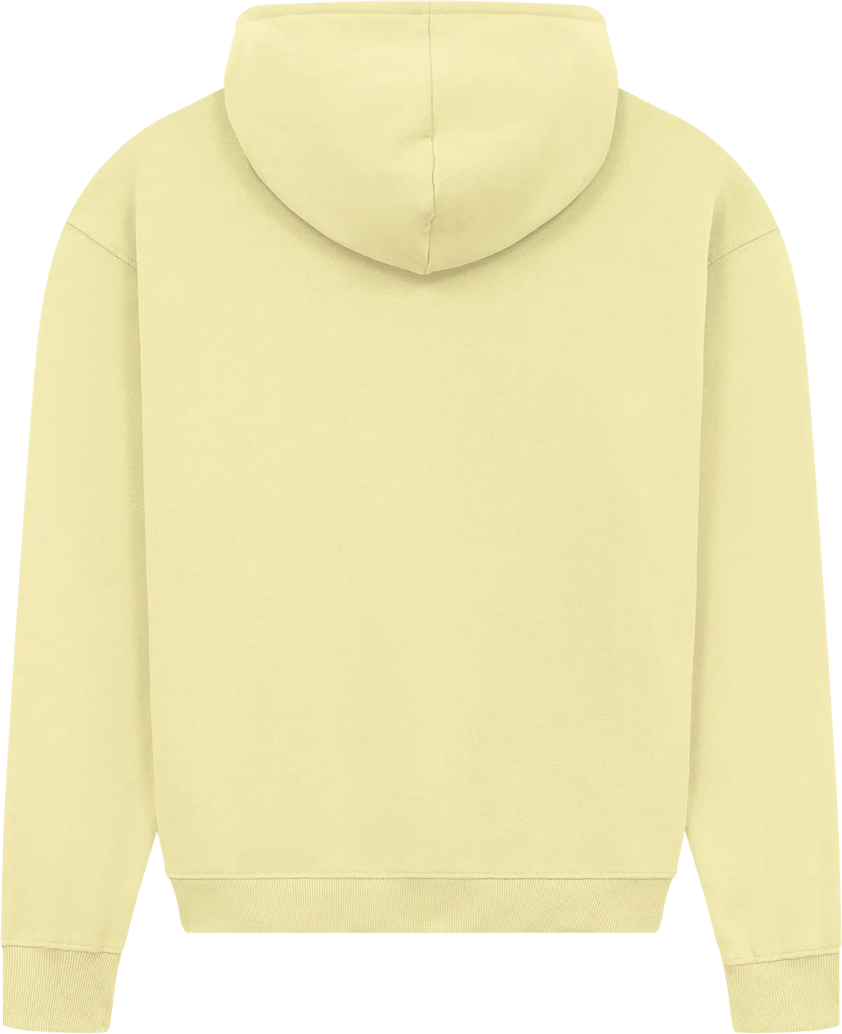 EP314-SUPLE0 - Women's Half Zip Hoodie - Sueded Pale Lemon