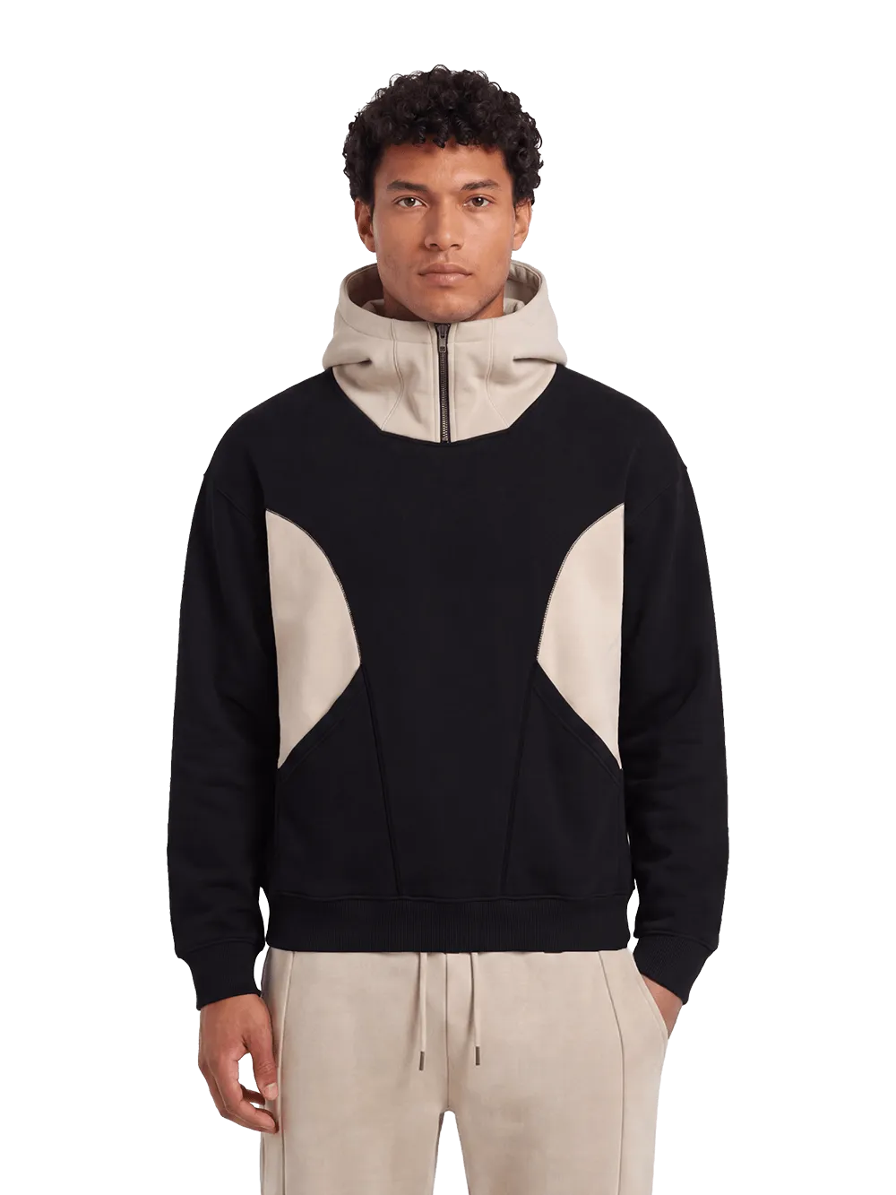 EP550 - Colour Panelled Hoodie