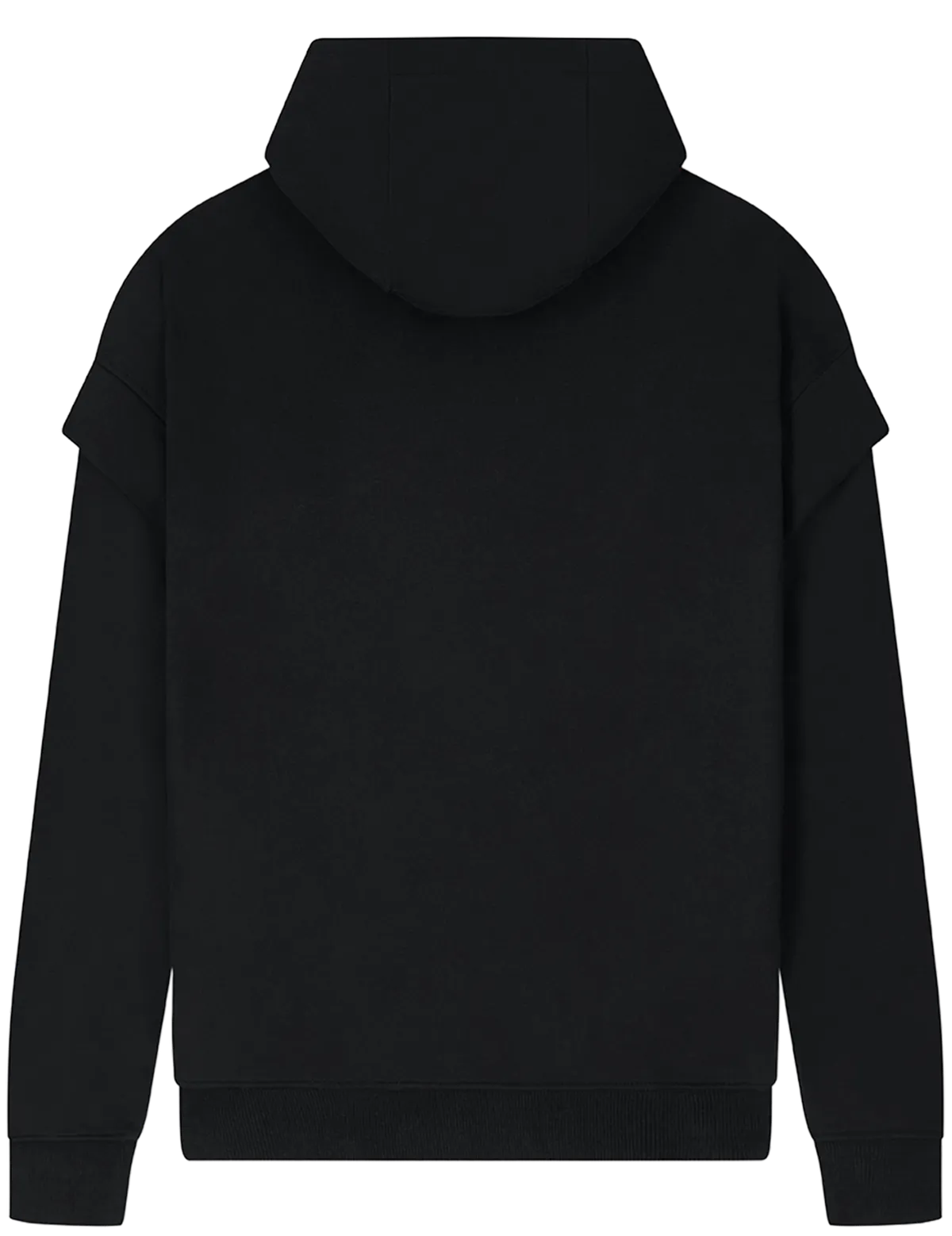 EP552-SUBL5 - Storm Flap Hoodie - Sueded Black