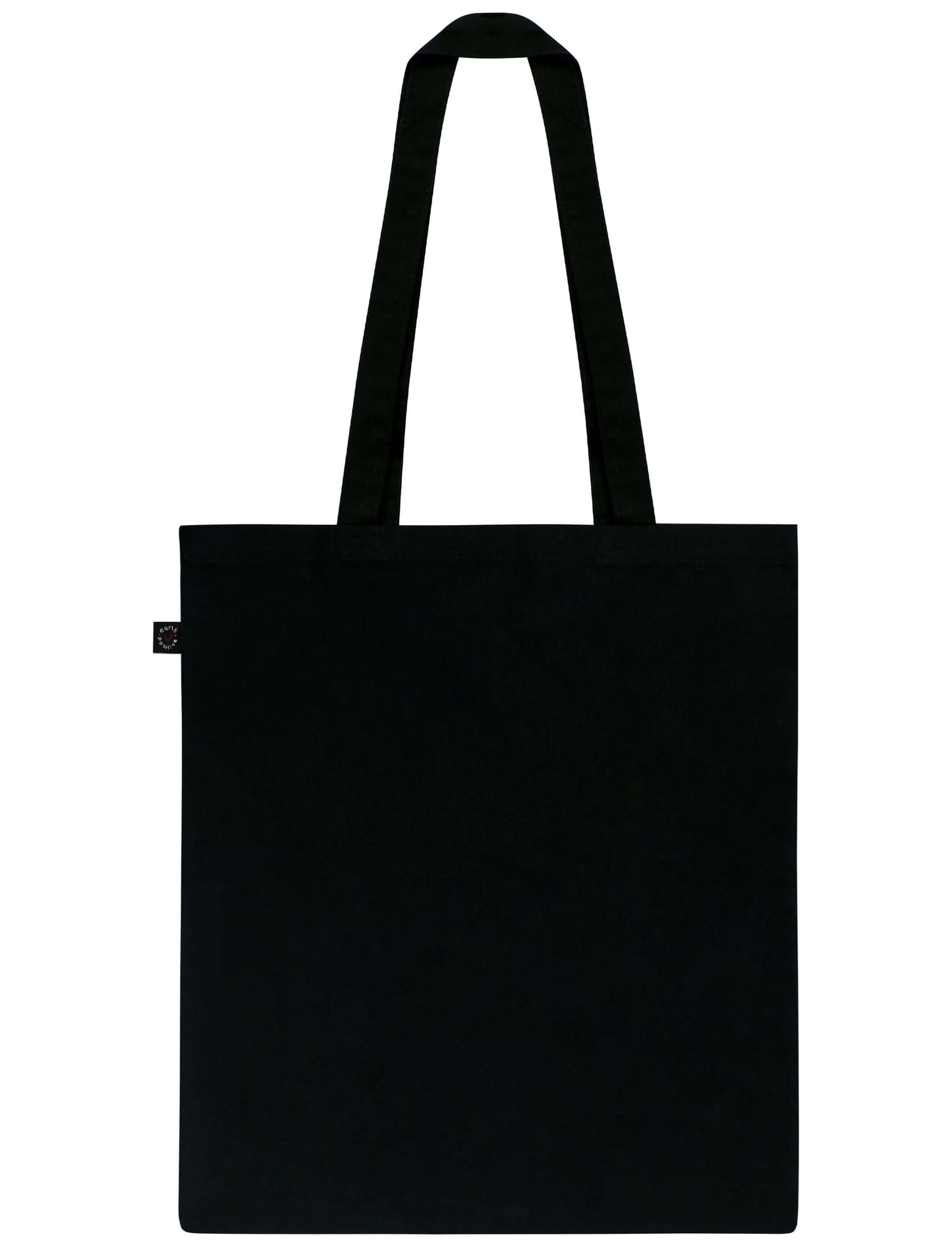 Earth Positive® Premium Shopper Tote Bag - Black - One Size