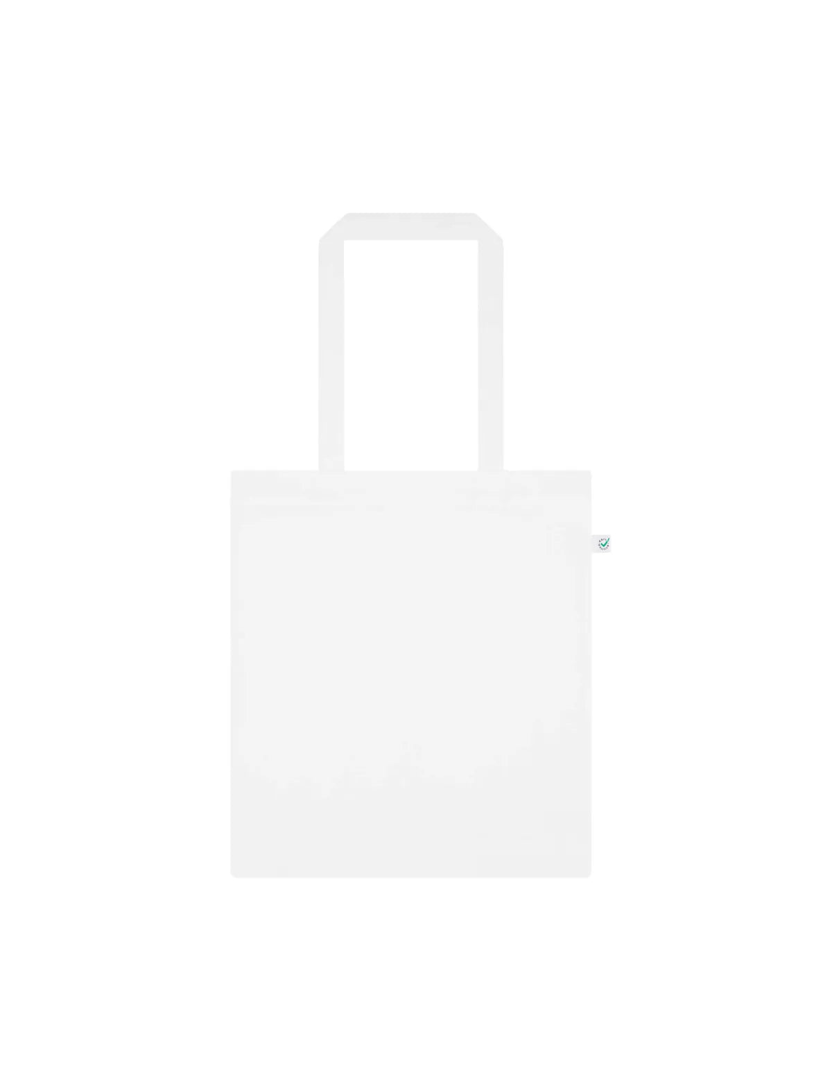 EP74-WH - Earth Positive® Fashion 50/50 Tote Bag - White