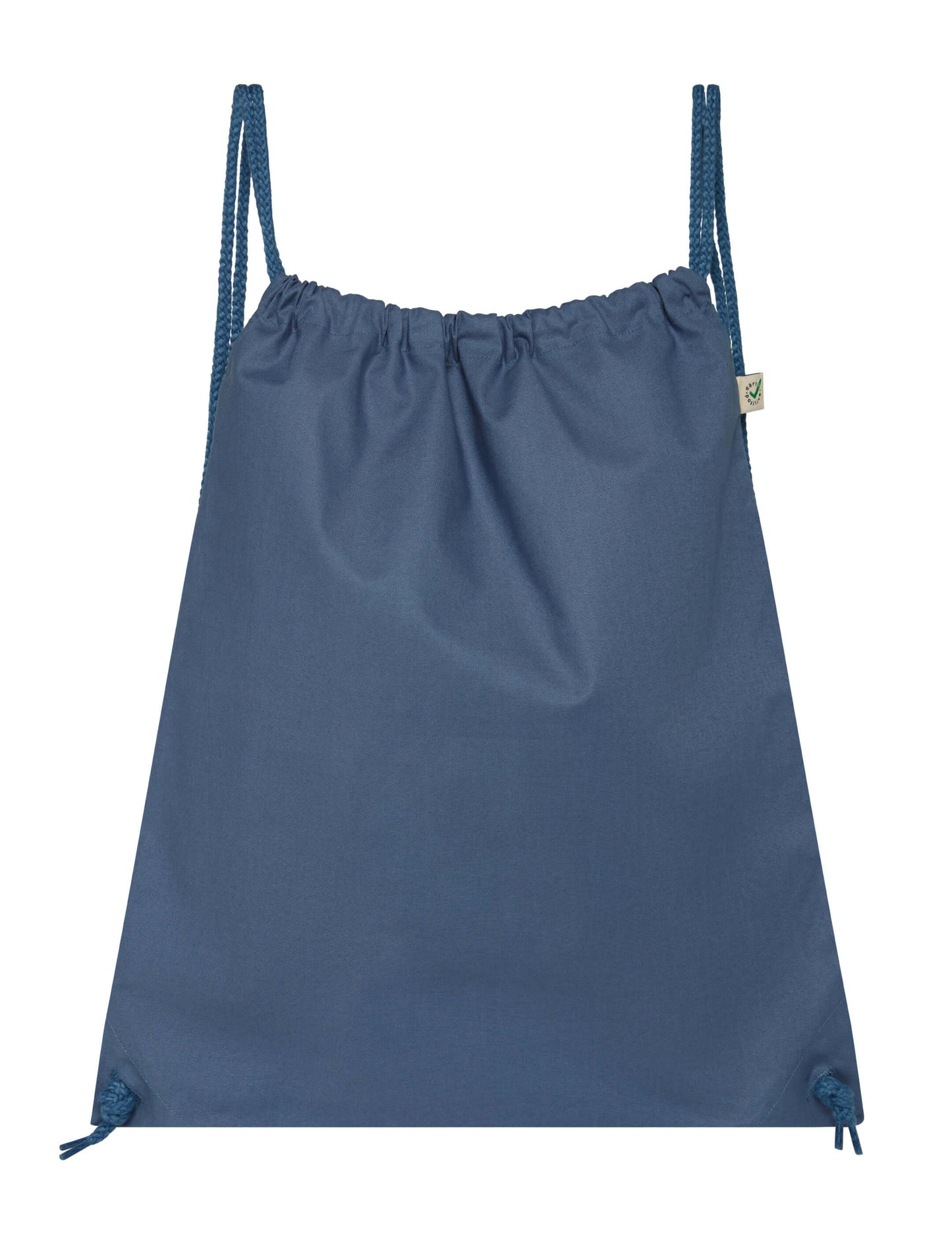 Earth Positive® Drawstring Bag - Faded Denim - One Size