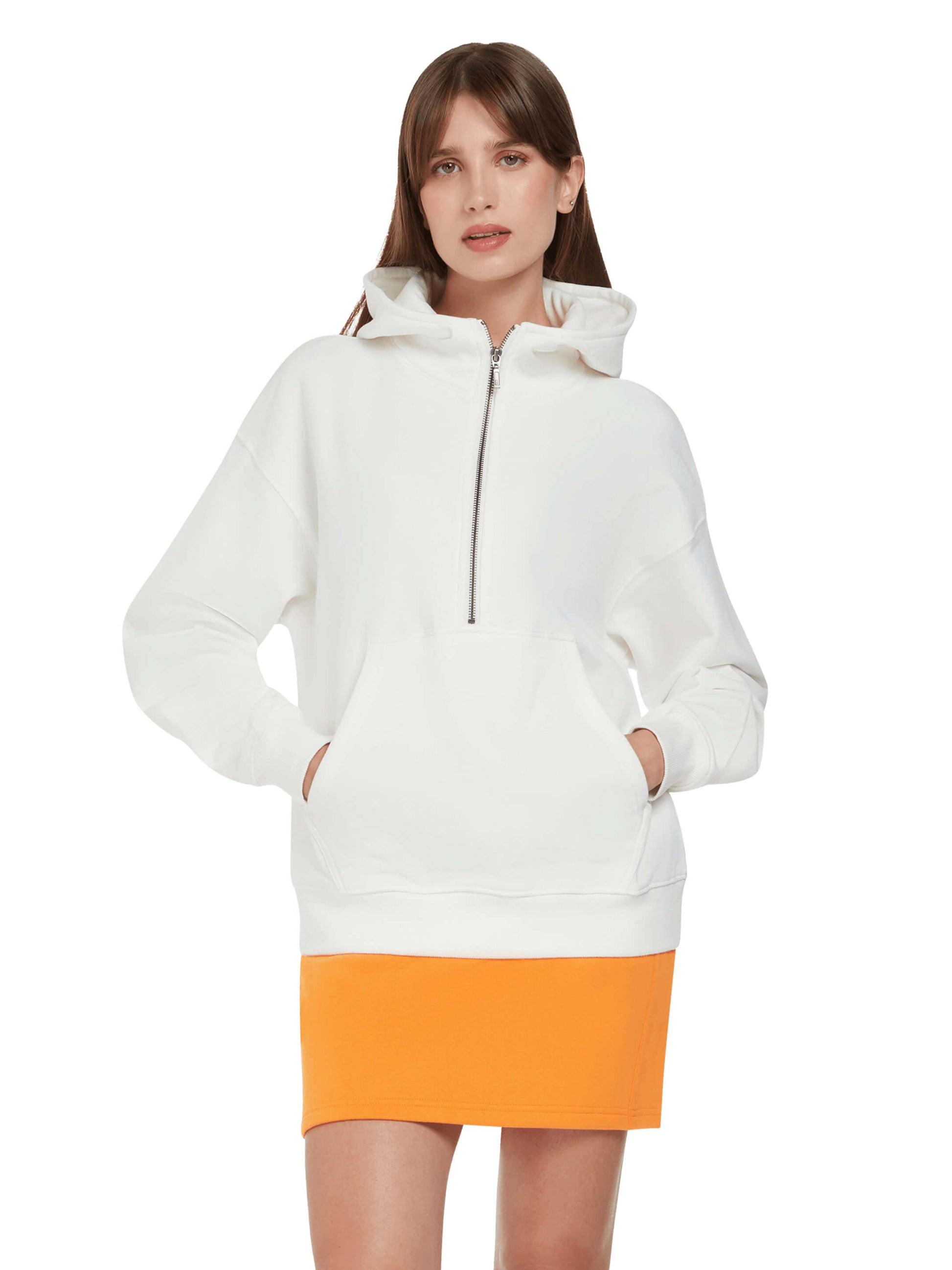 EP314 - Earth Positive® Women's Half Zip Hoodie
