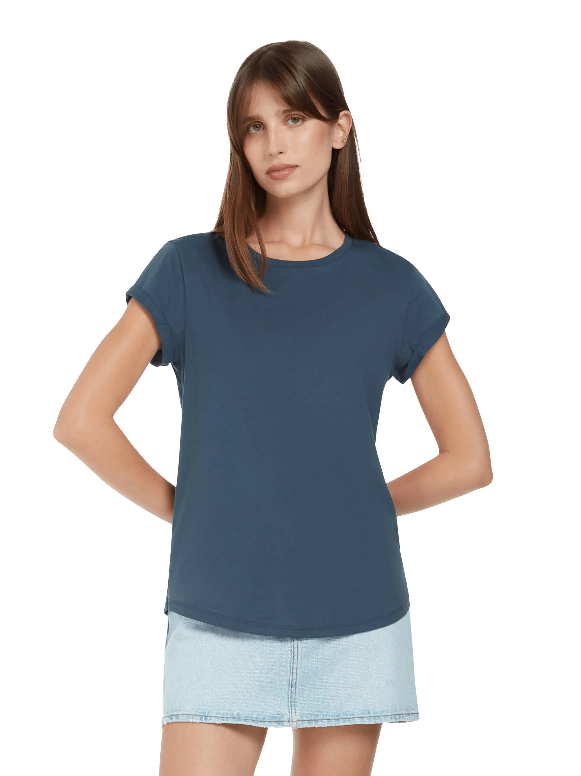EP16 - Earth Positive® Women's Rolled Sleeve T-shirt