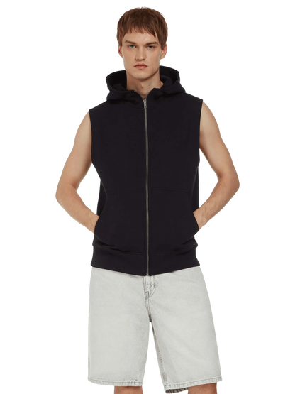 EP309 - Earth Positive® Sleeveless Full Zip Hoodie