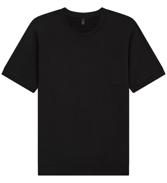 EP312-BL5 - Short Sleeve Sweatshirt - Black
