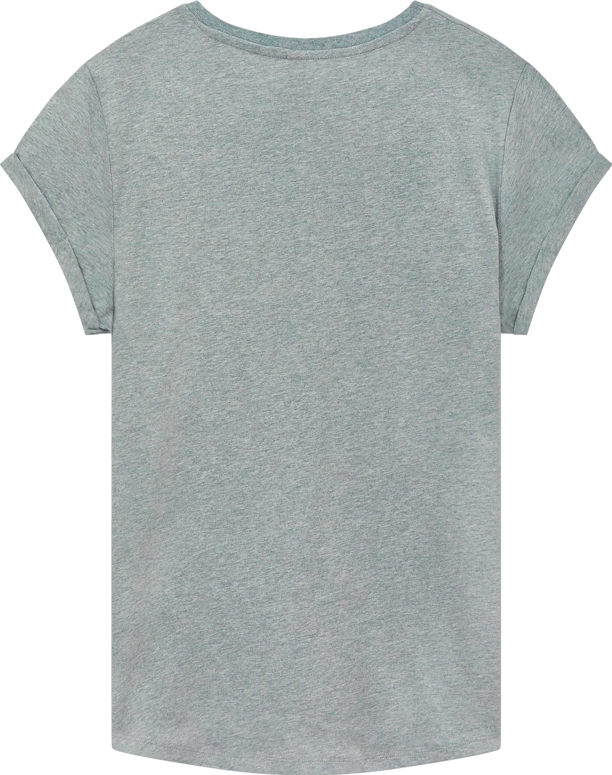 EP16-LHE0 - Women's Rolled Sleeve T-shirt - Light Heather