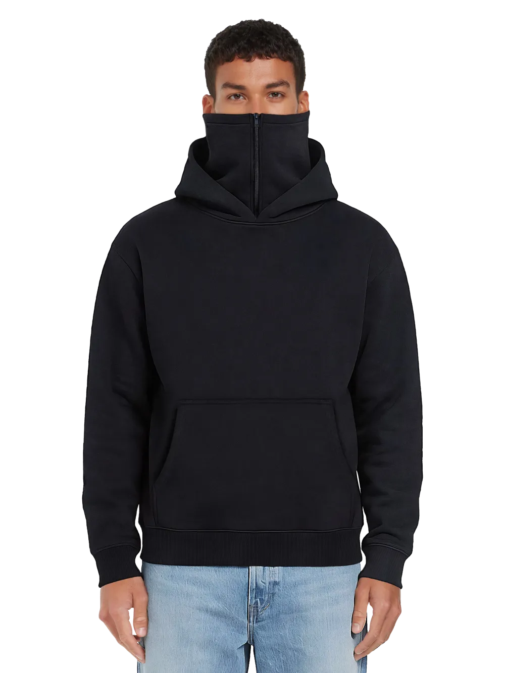 EP313 - Super High Neck Hoodie