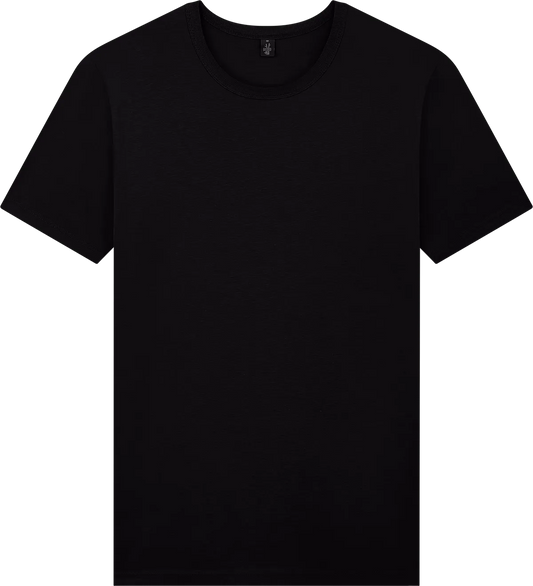 BAM01-BL2 - Bamboo Jersey T-shirt - Black