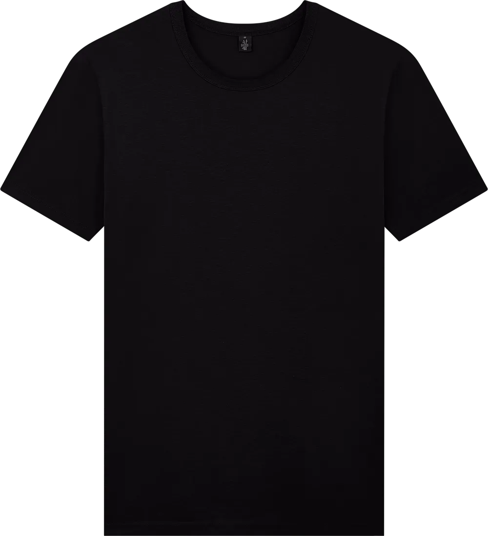 BAM01-BL2 - Jersey T-shirt - Black