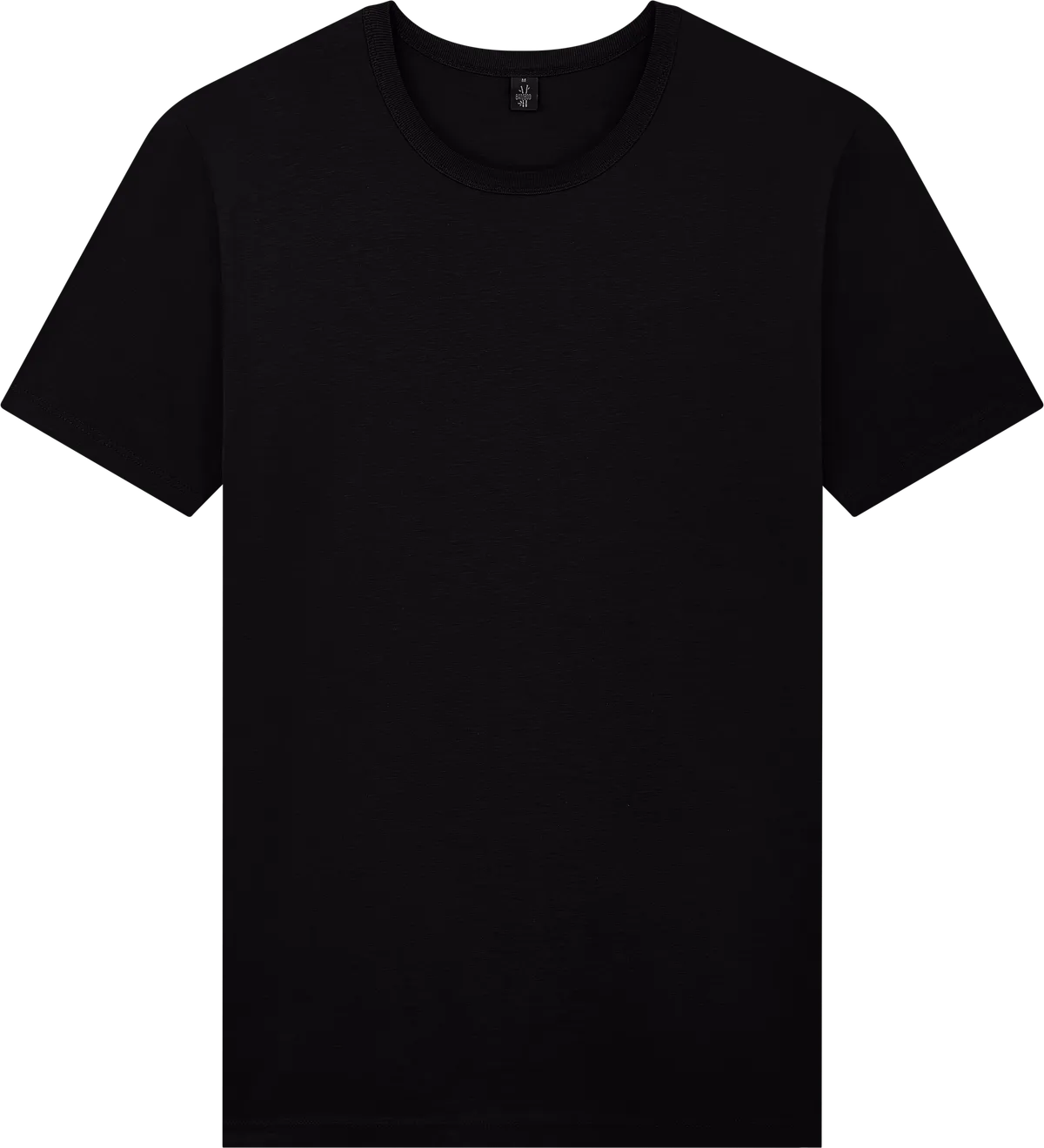 BAM01-BL1 - Bamboo Jersey T-shirt - Black