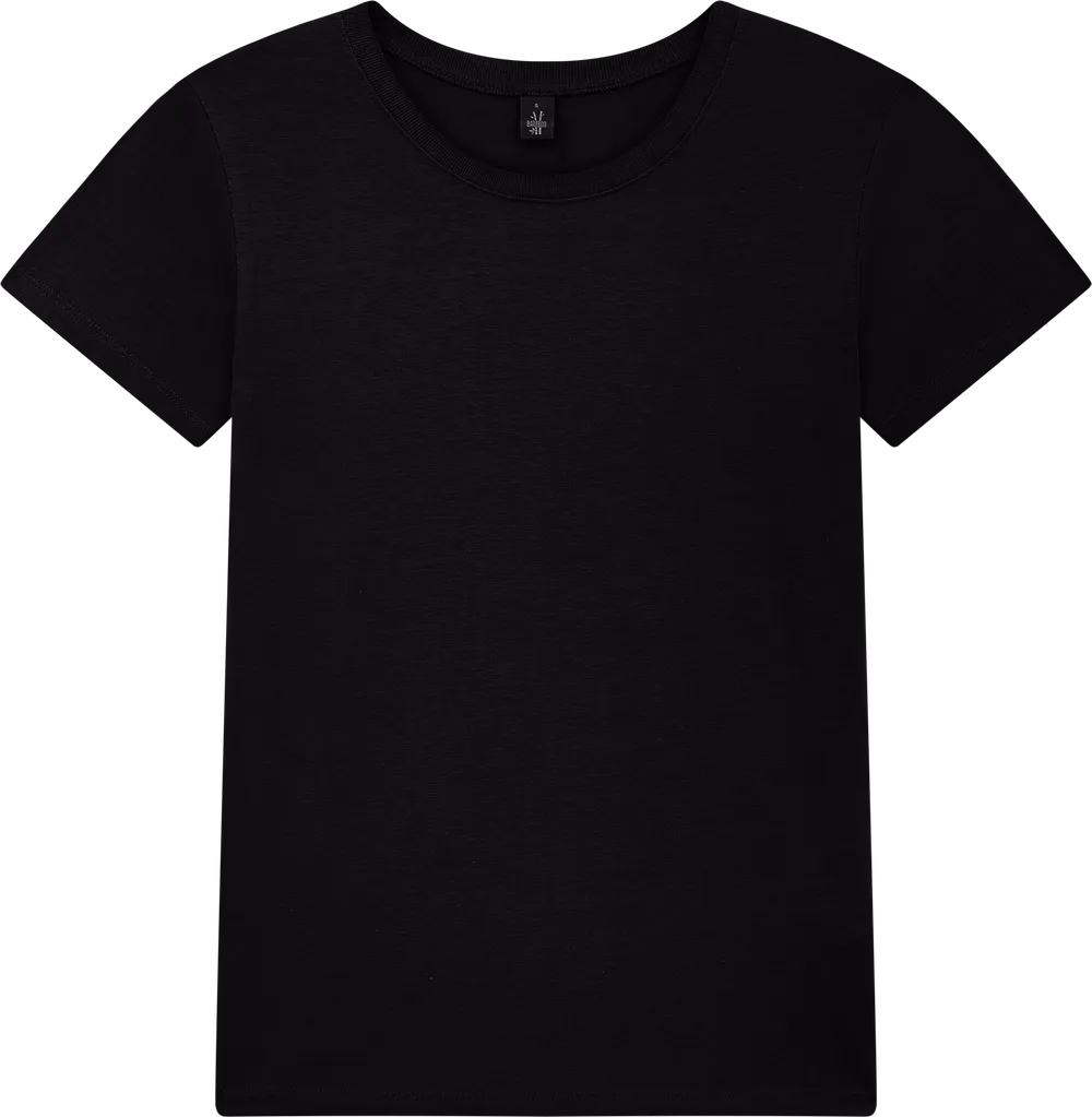 BAM02-BL4 - Women's Jersey T-shirt - Black