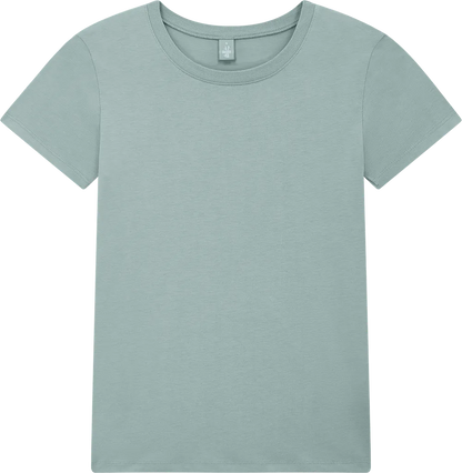 BAM02-LGY1 - Women's Jersey T-shirt - Bamboo Light Grey
