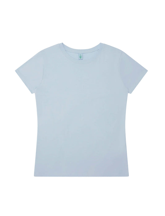 Bamboo Women's Jersey T-shirt - Pastel Blue - XL