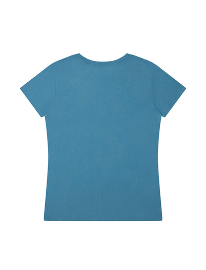 Bamboo Women's Jersey T-shirt - Petrol Blue - XS