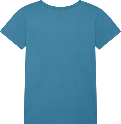 BAM02-PET4 - Women's Jersey T-shirt - Petrol Blue