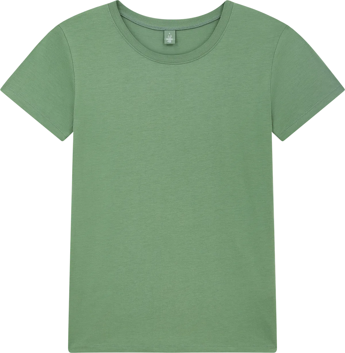 BAM02-BGR3 - Bamboo Women's Jersey T-shirt - Bamboo Green