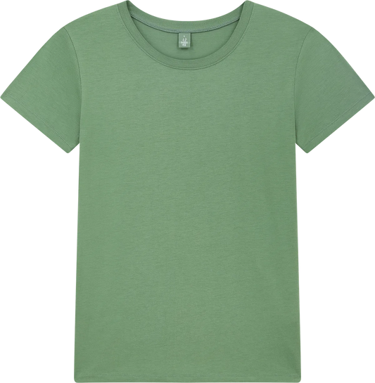 BAM02-BGR2 - Bamboo Women's Jersey T-shirt - Bamboo Green