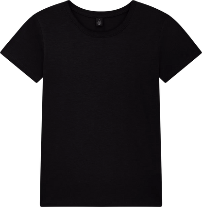BAM02-BL1 - Bamboo Women's Jersey T-shirt - Black