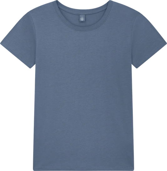 BAM02-CHGY0 - Bamboo Women's Jersey T-shirt - Charcoal Grey
