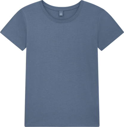 BAM02-CHGY2 - Bamboo Women's Jersey T-shirt - Charcoal Grey