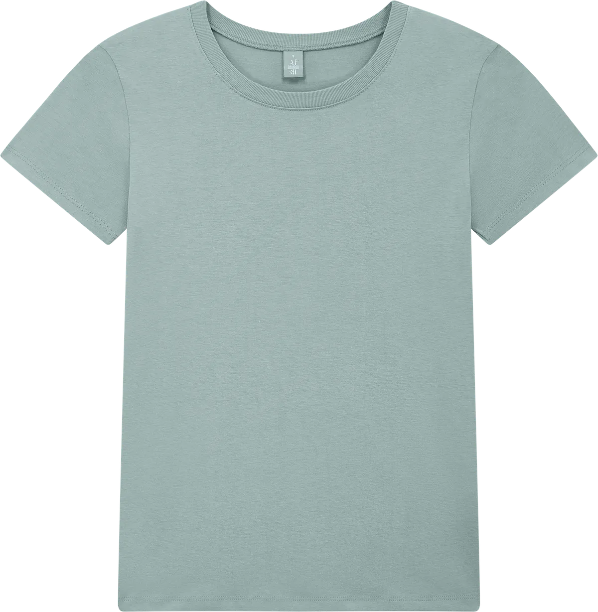 BAM02-LGY0 - Bamboo Women's Jersey T-shirt - Bamboo Light Grey