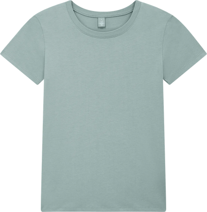 BAM02-LGY0 - Bamboo Women's Jersey T-shirt - Bamboo Light Grey