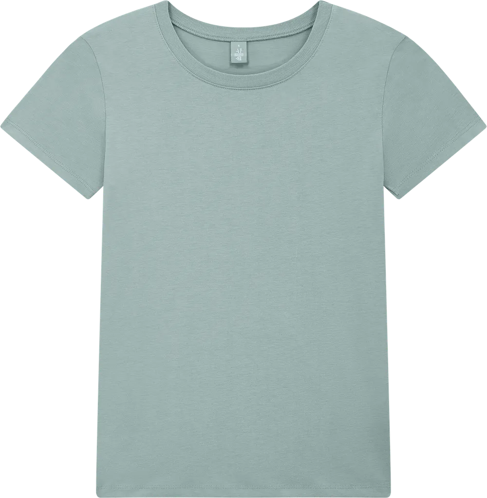 BAM02-LGY2 - Women's Jersey T-shirt - Bamboo Light Grey