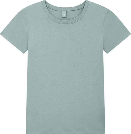 BAM02-LGY2 - Women's Jersey T-shirt - Bamboo Light Grey