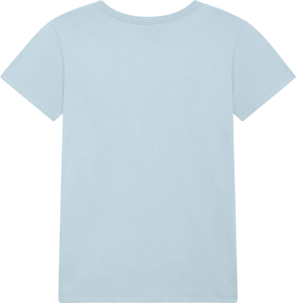 BAM02-PBL0 - Bamboo Women's Jersey T-shirt - Pastel Blue