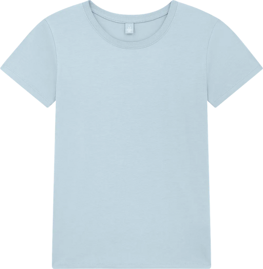 BAM02-PBL0 - Women's Jersey T-shirt - Pastel Blue